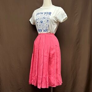 Women’s silk crepe skirt